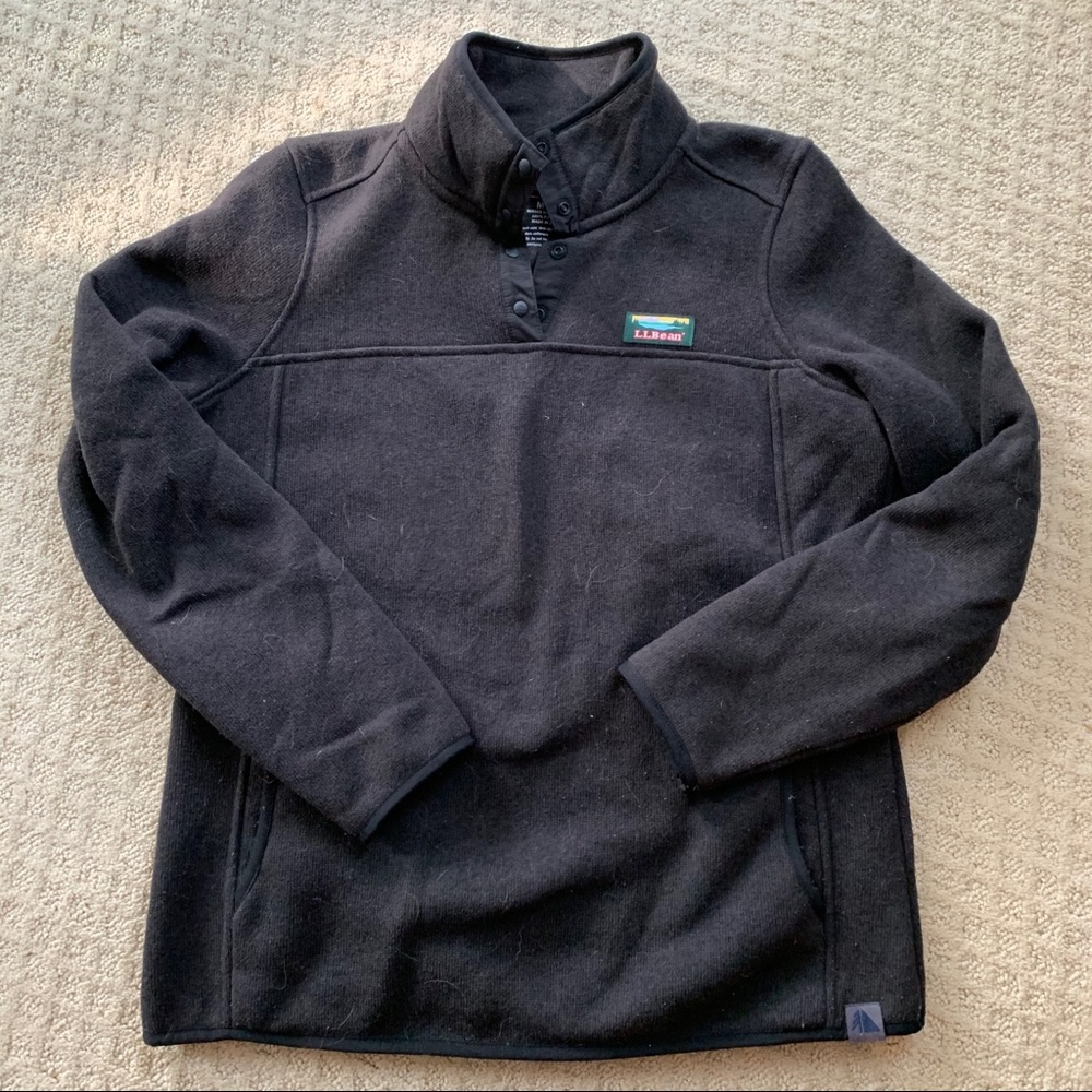 LL Bean Sweater Fleece Pullover